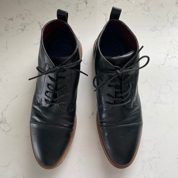 Sondergaard Copenhagen SSSF853 Lace Up Hi Top Leather Boots Black Sz 44 - Picture 14 of 14